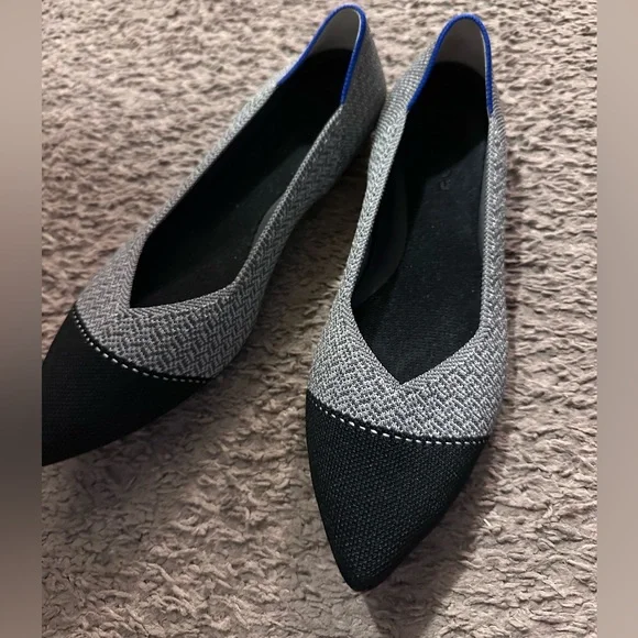 Rothy's Black and Gray Flats - Picture 2 of 5